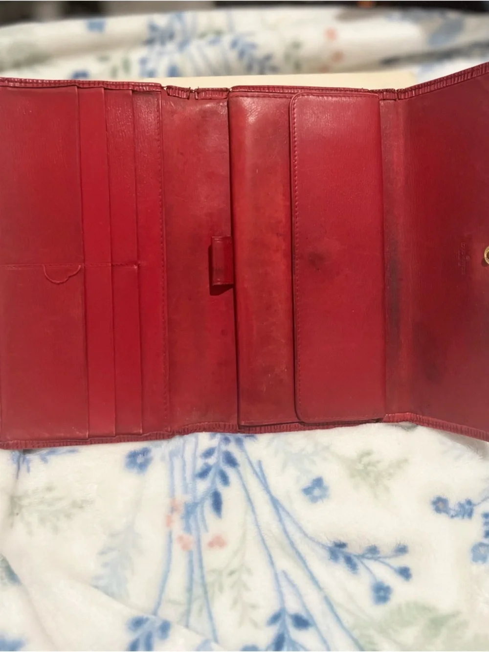 Louis Vuitton Red Epi Leather Wallet - Picture 6 of 12